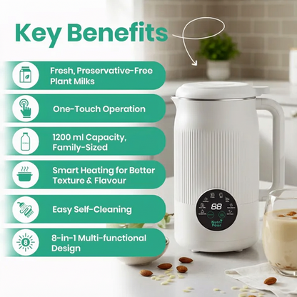 [Holiday Bundle] NutriPour - Your 8-in-1 Solution for Fresh Nut Milk & Juice